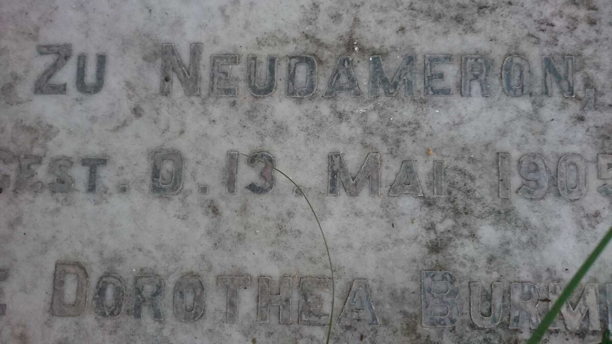 BURMEISTER Johann Gotlieb 1818-1905