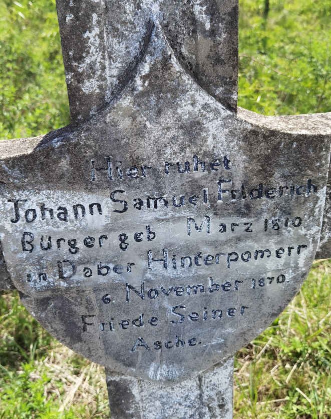 BURGER Johann Samuel Friderich 1810-1870