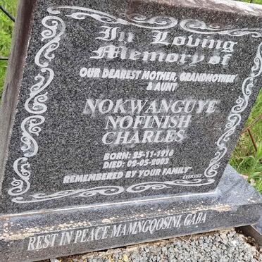 CHARLES Nokwanguye Nofinish 1916-2003