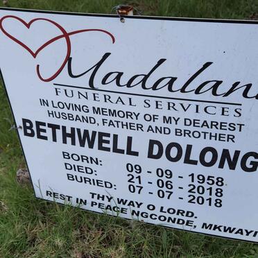 DOLONGA Bethwell 1958-2018