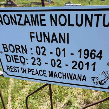 FUNANI Nonzame Nonuntu 1964-2011