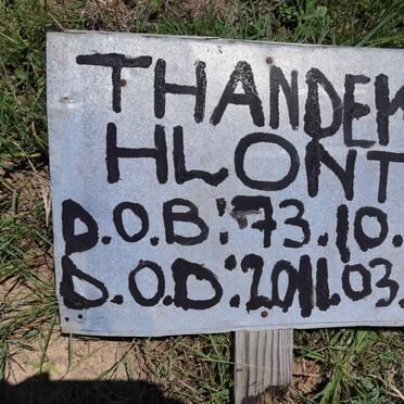 HLONTLI Thandeka 1973-2011