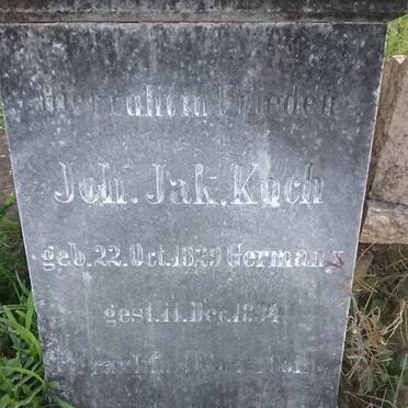 KOCH Joh. Jak. 1829-1894