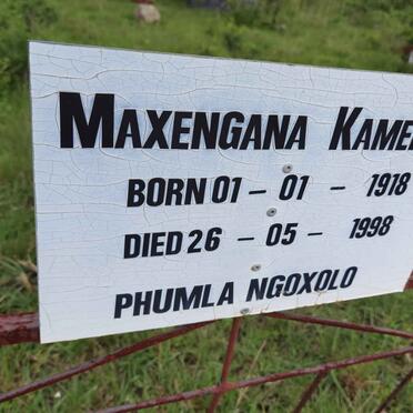 KAMENI Maxengana 1918-1998