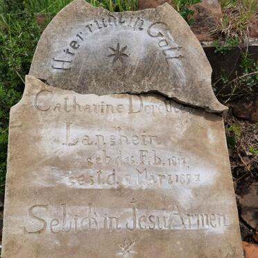 LANGHEIN Catherine Dorothea 1817-189?