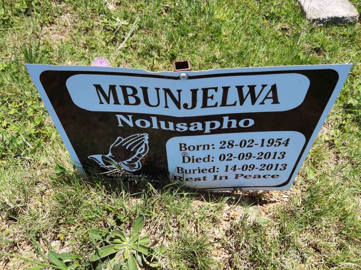 MBUNJELWA Nolusapho 1954-2013