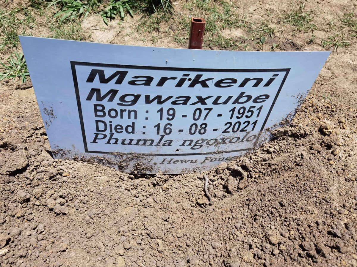 MGWAXUBE Marikeni 1951-2021