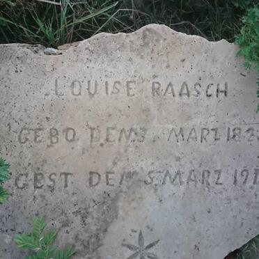 RAASCH Louise 1825-191?