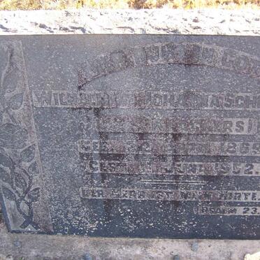 SCHRODER Wilhelmine Johanne nee KLACKERS 1869-1952