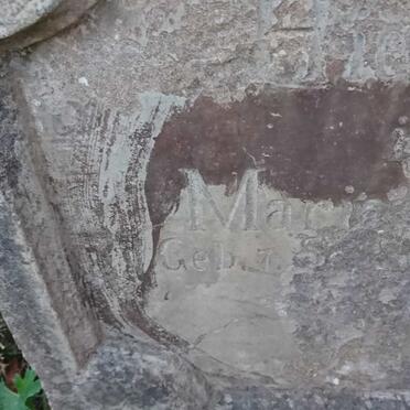 WITTSTOCK Maria 18?7-1905