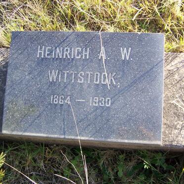 WITTSTOCK Heinrich A.W. 1864-1930