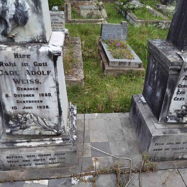 WEISS Carl Adolf 1850-1936 &amp; Anna ZASTROW 1862-1931