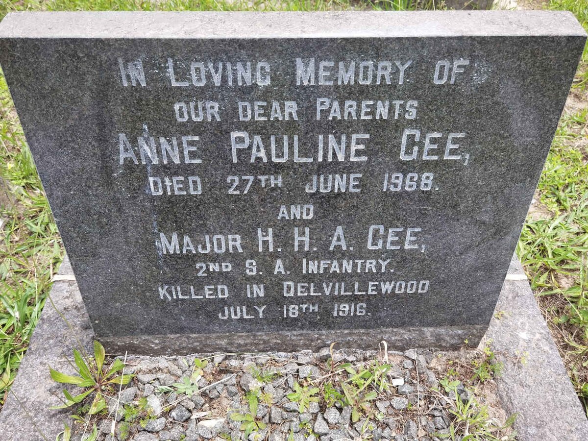 GEE H.H.A. -1916 &amp; Anne Pauline -1968