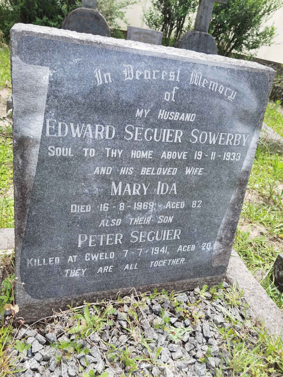 SOWERBY Edward Seguier -1933 &amp; Mary Ida -1969 :: SOWERBY Peter Seguier -1941