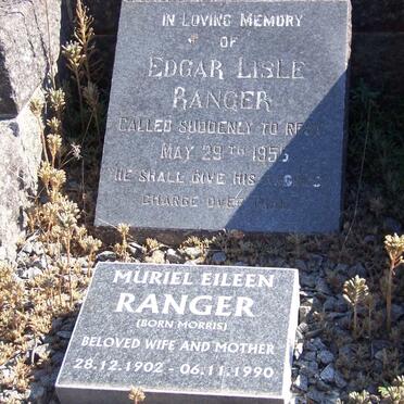 RANGER Edgar Lisle -1956 &amp; Muriel Eileen MORRIS 1902-1990