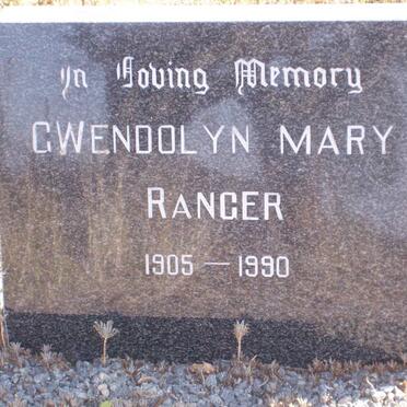 RANGER Gwendolyn Mary 1905-1990