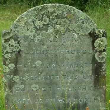 PRONGER Henry  -1854