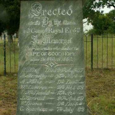 3. 25 TH COMPANY OF ROYAL ENGINEERS TOMB