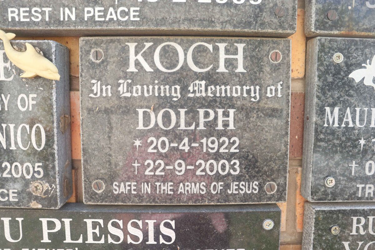 KOCH Dolph 1922-2003