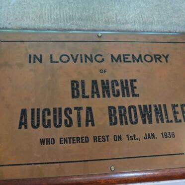 BROWNLEE Blanche Augusta -1936