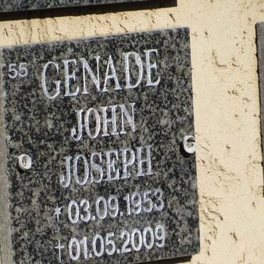 GENADE John Joseph 1953-2009