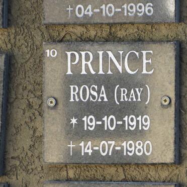 PRINCE Rosa 1919-1980