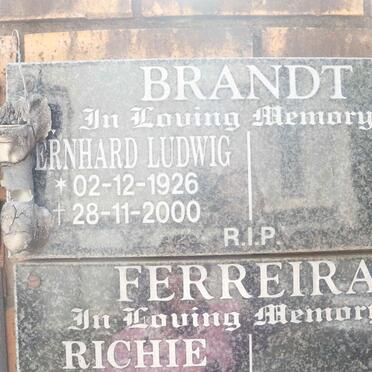 BRANDT ?ernhard Ludwig 1926-2000