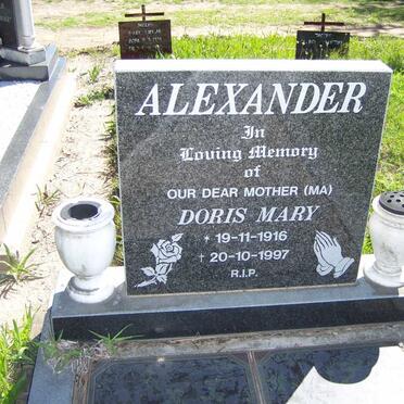 ALEXANDER Doris Mary 1916-1997