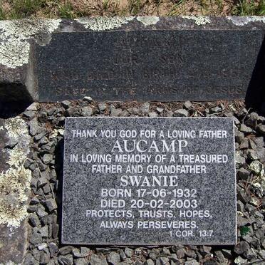 AUCAMP Swanie 1932-2003 :: AUCAMP Baby 1957