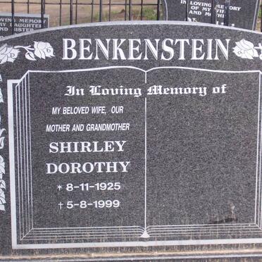 BENKENSTEIN Shirley Dorothy 1925-1999