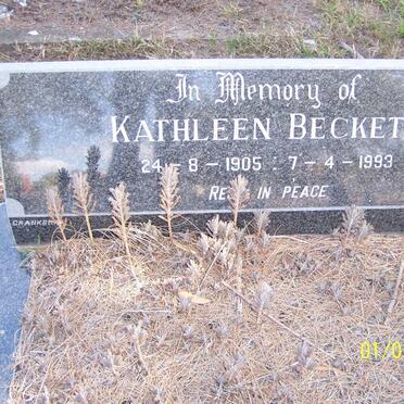 BECKETT Kathleen 1905-1993