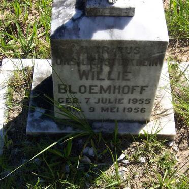 BLOEMHOFF Willie 1955-1956