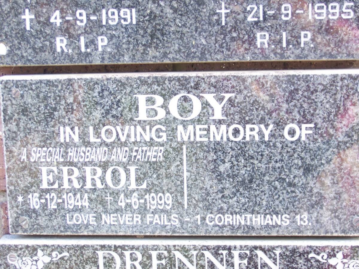 BOY Errol 1944-1999