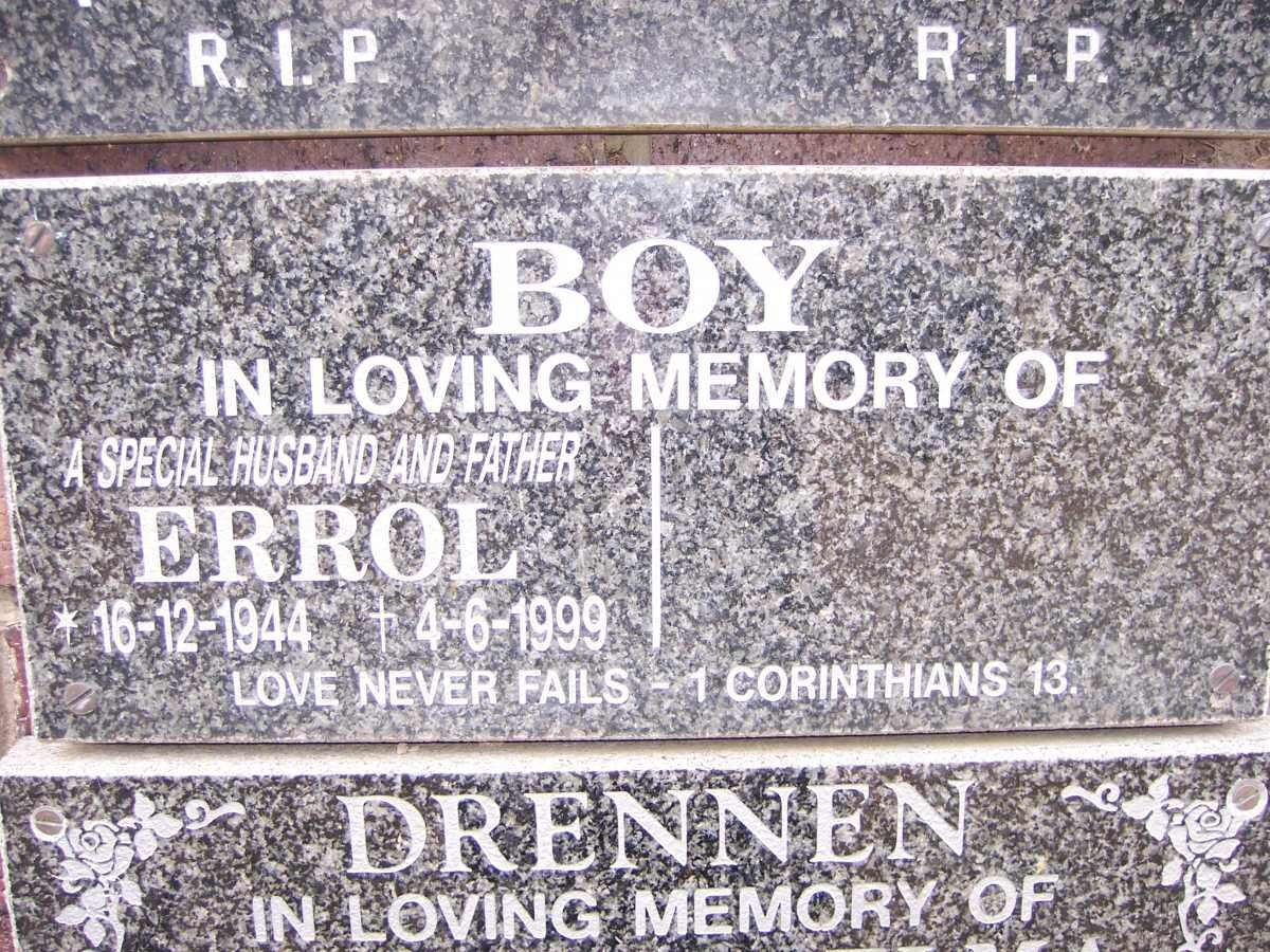 BOY Errol 1944-1999
