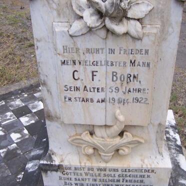 BORN C.F. -1922 &amp; Auguste M.O. -1939