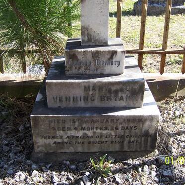 BRYANT Mary Venning -1889