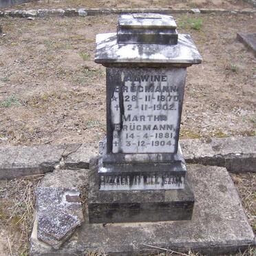 BRUGMANN Alwine 1870-1902 :: BRUGMANN Martha 1881-1904