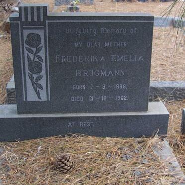 BRUGMANN Frederika Emelia 1888-1962