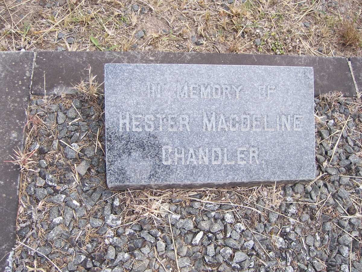 CHANDLER Hester Magdeline