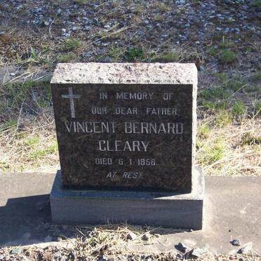 CLEARY Vincent Bernard ?-1956