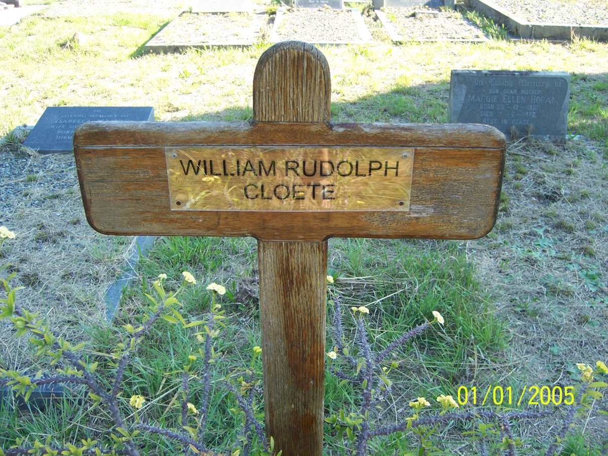 CLOETE William Rudolph
