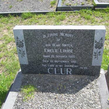 CLUR Emelie Louise 1905-1981
