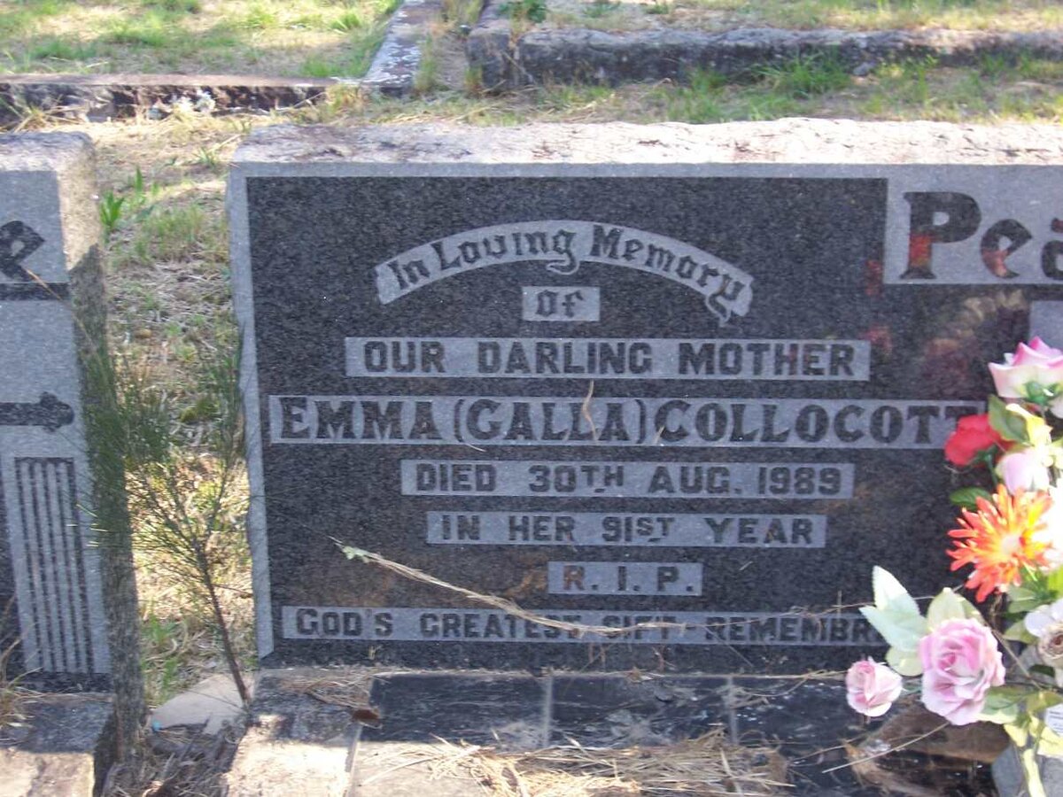 COLLOCOTT Emma ?-1989