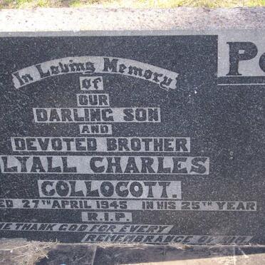 COLLOCOTT Lyall Charles ?-1945