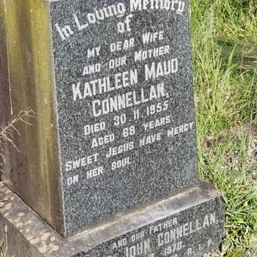 CONNELLAN Alfred John -1970 & Kathleen Maud -1955