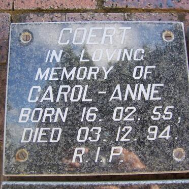 COERT Carol-Anne 1955-1994