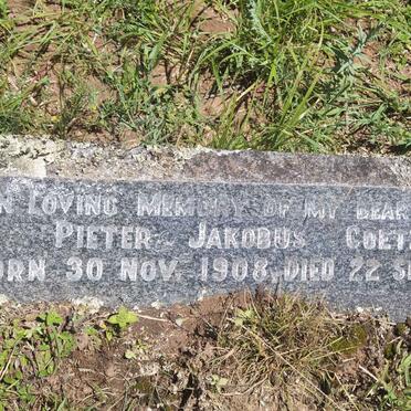 COETZER Pieter Jakobus 1908-1953