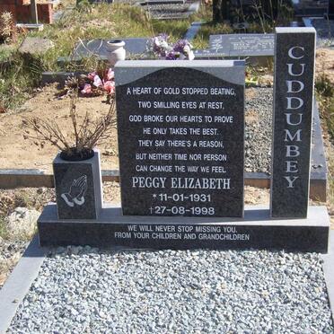 CUDDUMBEY Peggy Elizabeth 1931-1998