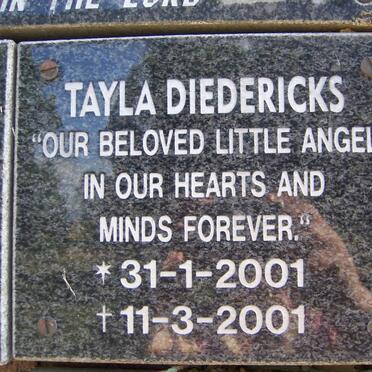 DIEDERICKS Tayla 2001-2001