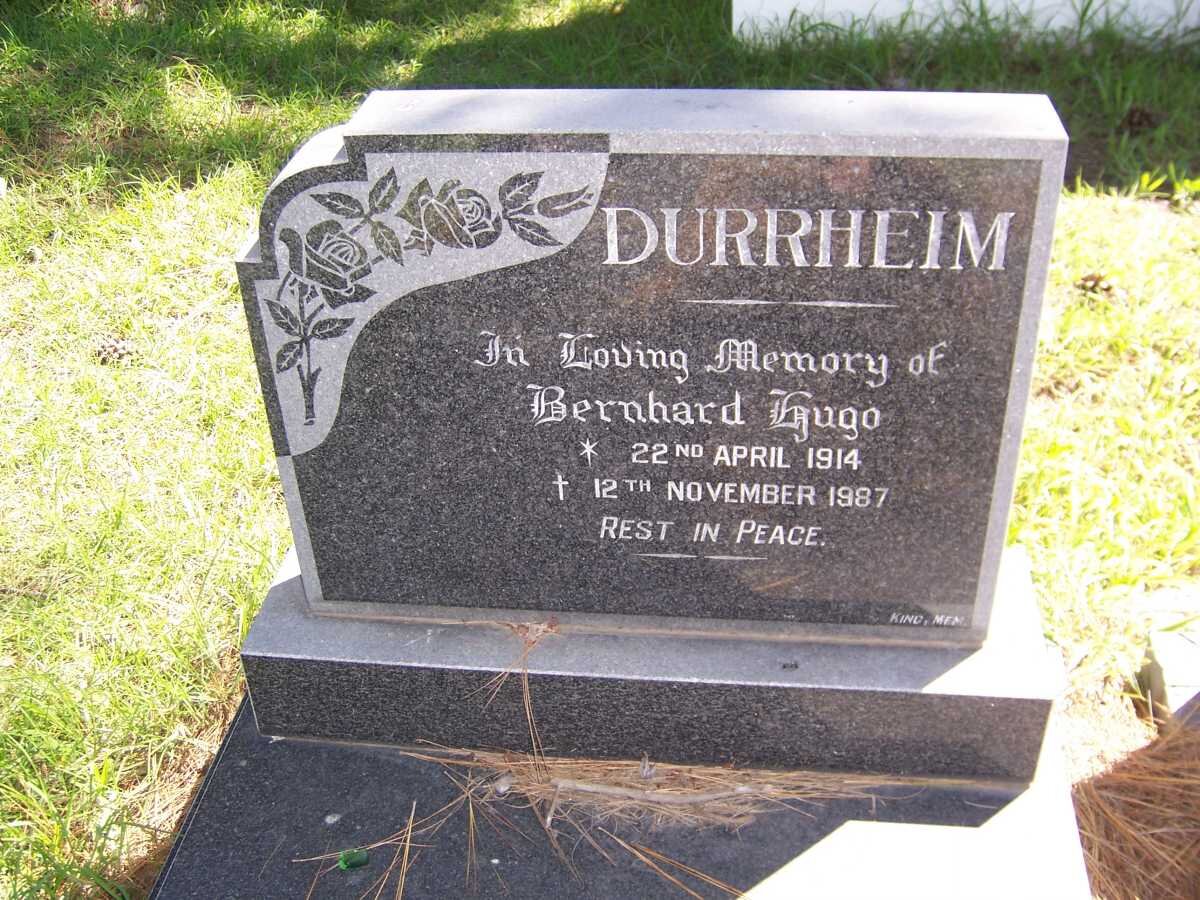 DURRHEIM Bernhard Hugo 1914-1987